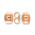 Cymbal Element - Ear back Rose gold plated 2-pack Beadsmith