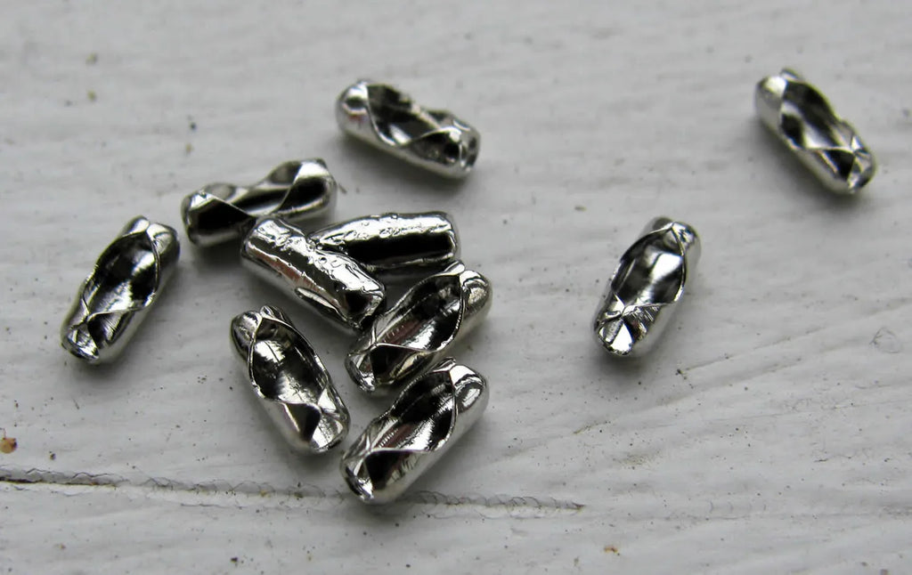Lås till Kulkedja - Storpack Silverfärgad 1,5mm 250-pack Grekisk Metall