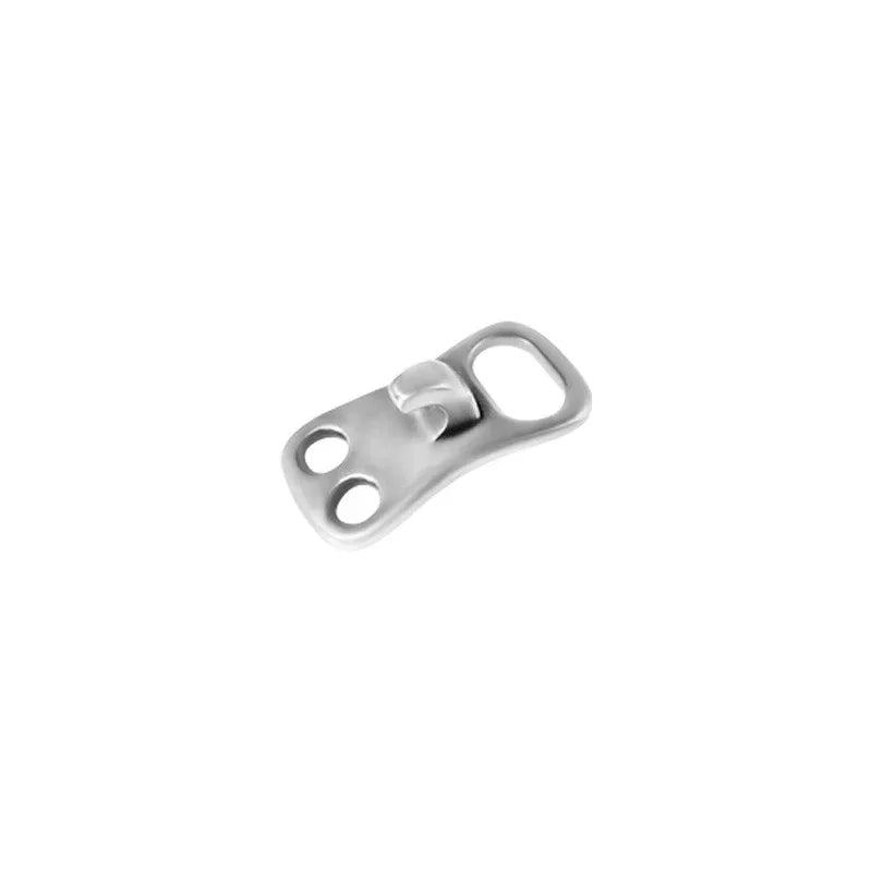 Lås silverfärgat - Haklås för runda band 17x34mm 1 syck Grekisk Metall