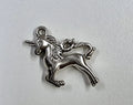 Berlock Silverpläterad - Enhörning 3D 23x22mm 1 styck Grekisk Metall