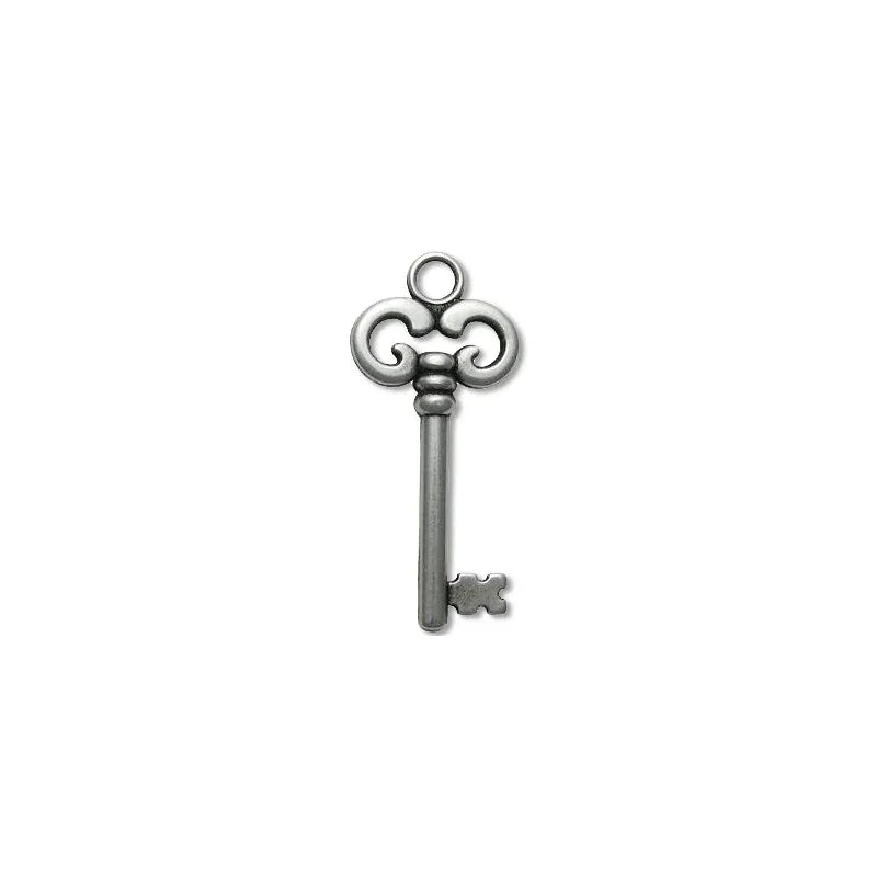 Berlock Silverpläterad - Nyckel 13x30mm 1 styck Grekisk Metall