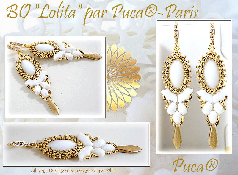 Mönster Örhänge - LOLITA Les perles par Puca® - Paris