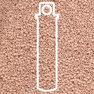 Miyuki Seed Beads - Matte Opaque Blush 15/0, 8,2 gram Miyuki