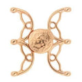 Cymbal Element - Volakas III Rose Gold Plated Lås 1 Styck Beadsmith