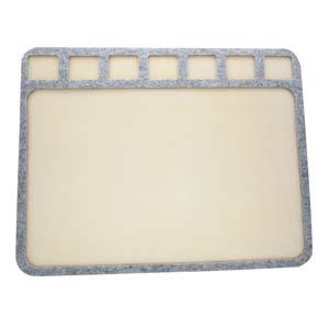 Pärlmatta med fördjupningar 35,6x27,9 cm - 1 styck Beadsmith