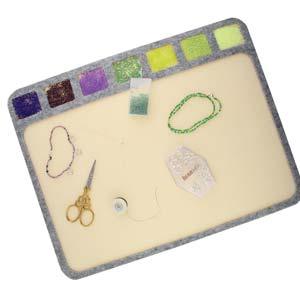 Pärlmatta med fördjupningar 35,6x27,9 cm - 1 styck Beadsmith