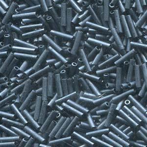 Miyuki Slender Bugle - Matte Gunmetal 1,3x6 mm, 5 gram Miyuki