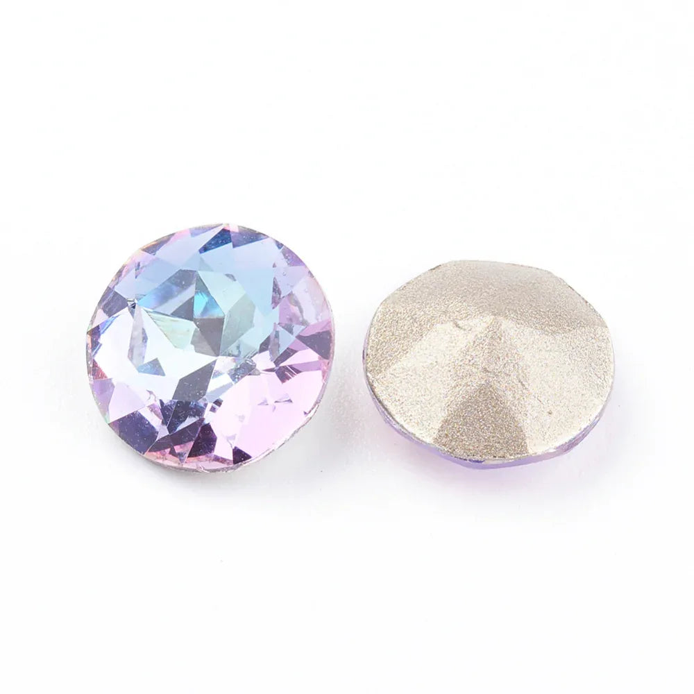 Kinesisk Strass - Round Stone Vitrail Light 8mm 1 styck Hilmas Pyssel