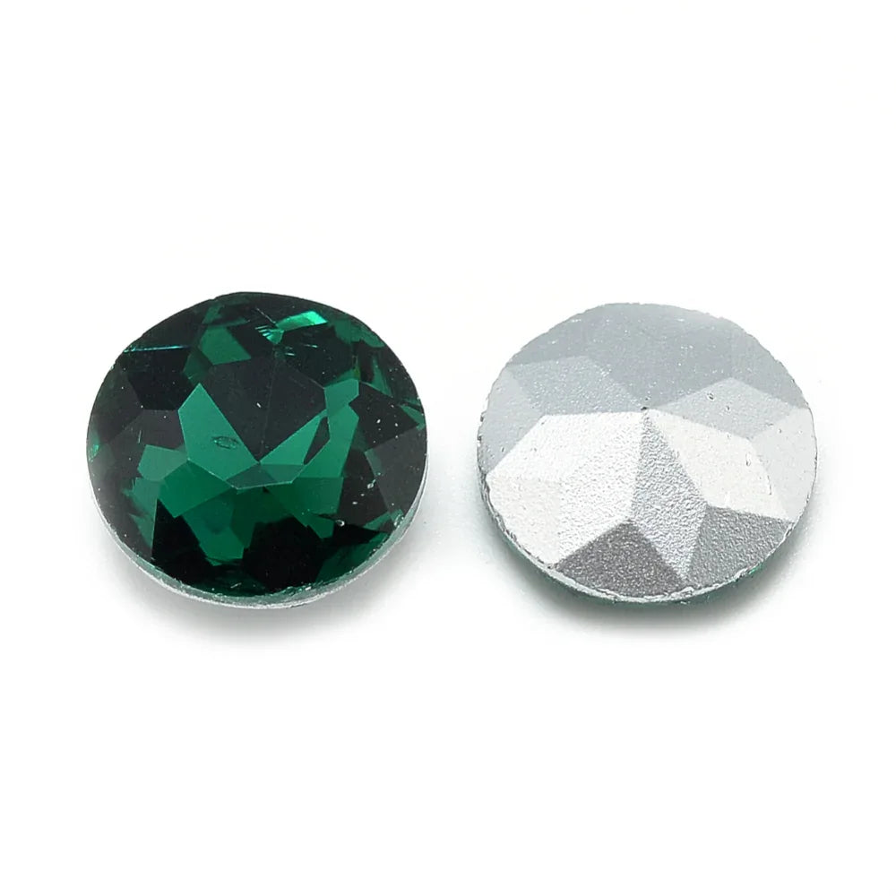 Kinesisk strass - Round Stone Sea green 8mm 1 styck Hilmas Pyssel