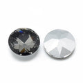 Kinesisk strass - Round stone Grey 8mm 1 styck Hilmas Pyssel