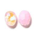 Kinesisk strass - Oval Light Rose Shine 14x10mm 1 styck Hilmas Pyssel