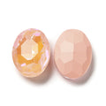 Kinesisk strass - Oval Light Peach Shine 18x13mm 1 styck Hilmas Pyssel