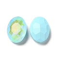 Kinesisk strass - Oval Aquamarine Shine 18x13mm 1 styck Hilmas Pyssel
