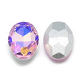 Kinesisk strass - Oval Pearl Pink Shimmer 18x13mm 1 styck Hilmas Pyssel