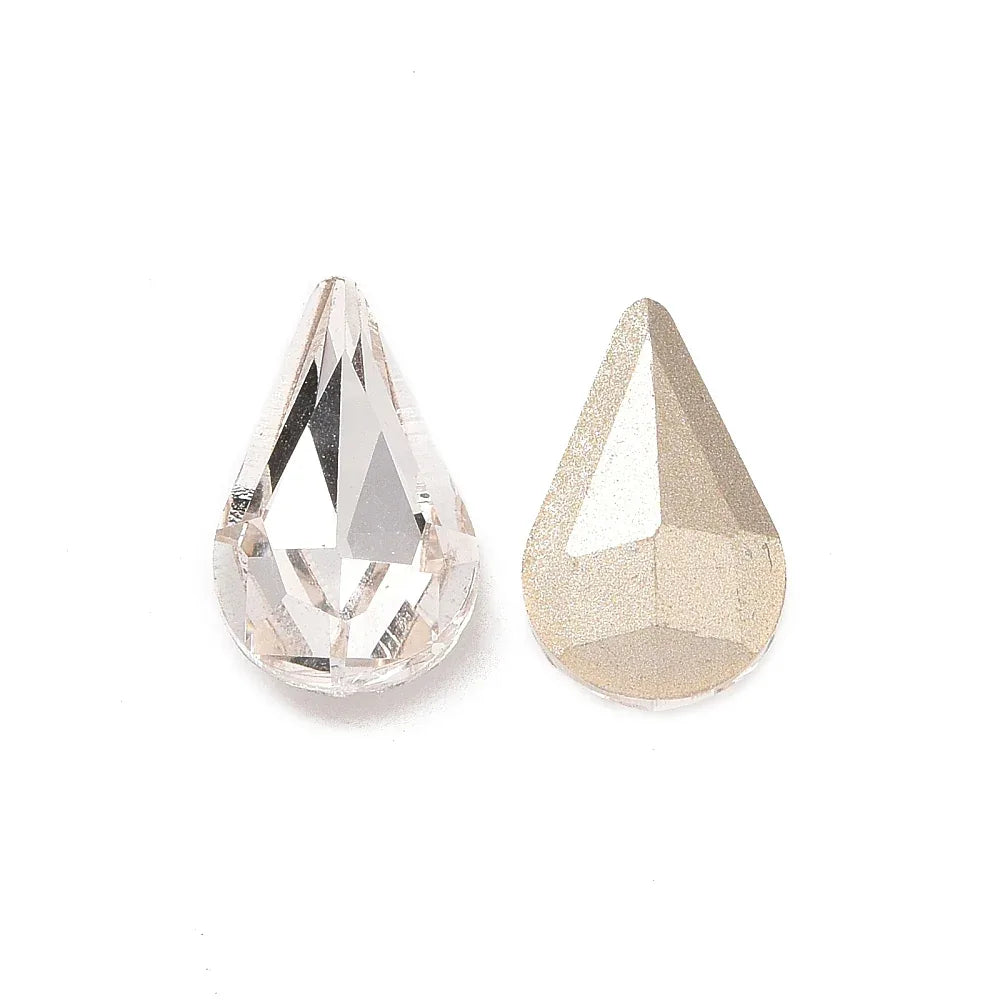 Kinesisk Strass - Teardrop Crystal 13x8mm 1 styck Hilmas Pyssel