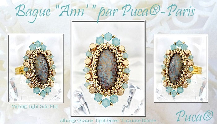 Mönster Ann Bague Les perles par Puca® - Paris