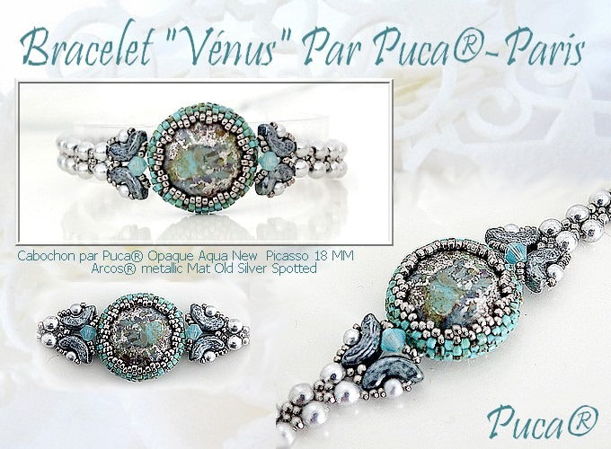 Mönster Armband - Venus Les perles par Puca® - Paris