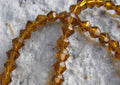 Glaspärlor Bicone - Brun, 4 mm, 1 sträng Hilmas Pyssel