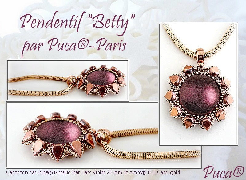 Mönster Hänge - Betty Les perles par Puca® - Paris
