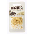 Tjeckiska Firepolish - 24K Gold Plt, true2 mm, 2 gram Hilmas Pyssel