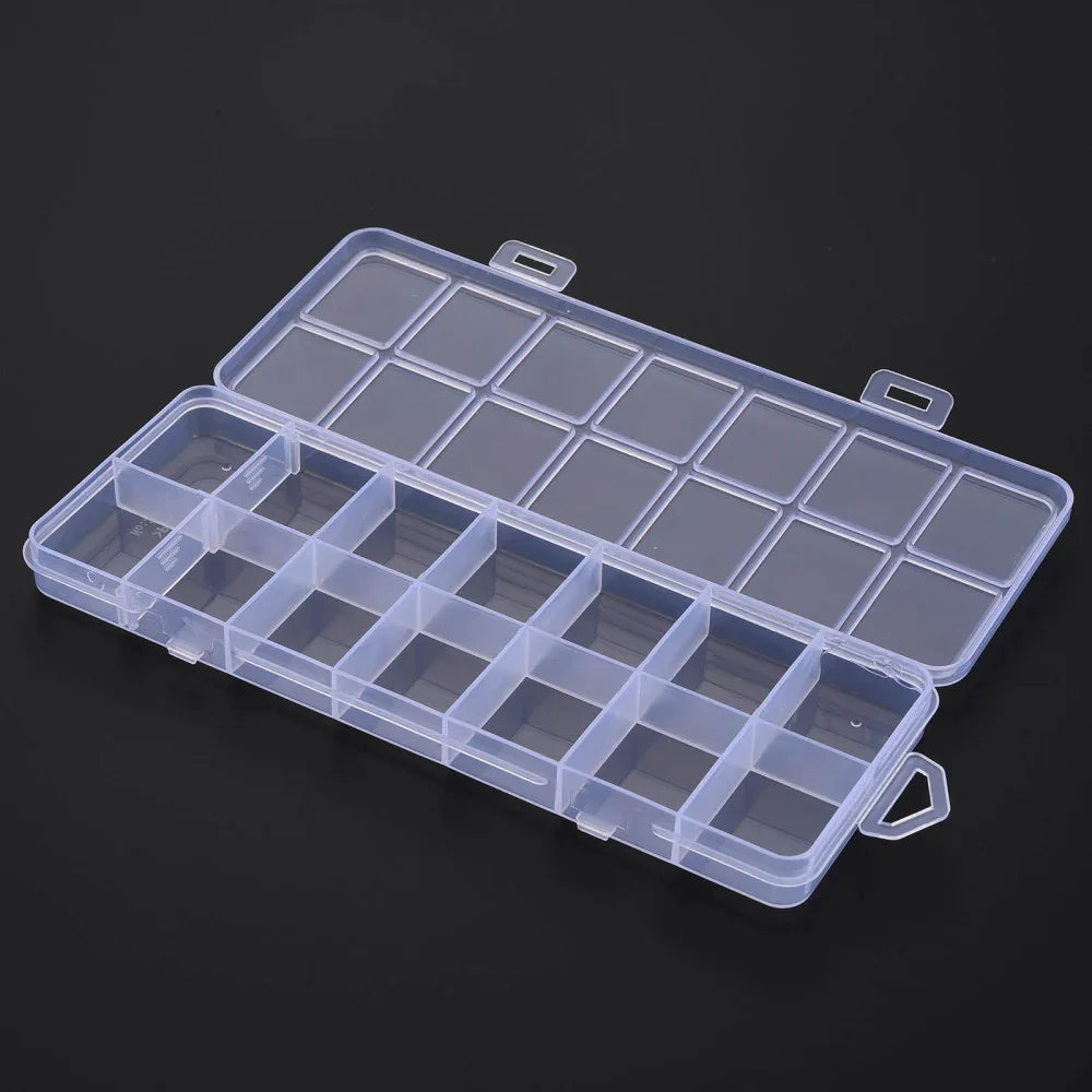 Pärlförvaring - Ask med 14 mindre fack Hilmas Pyssel