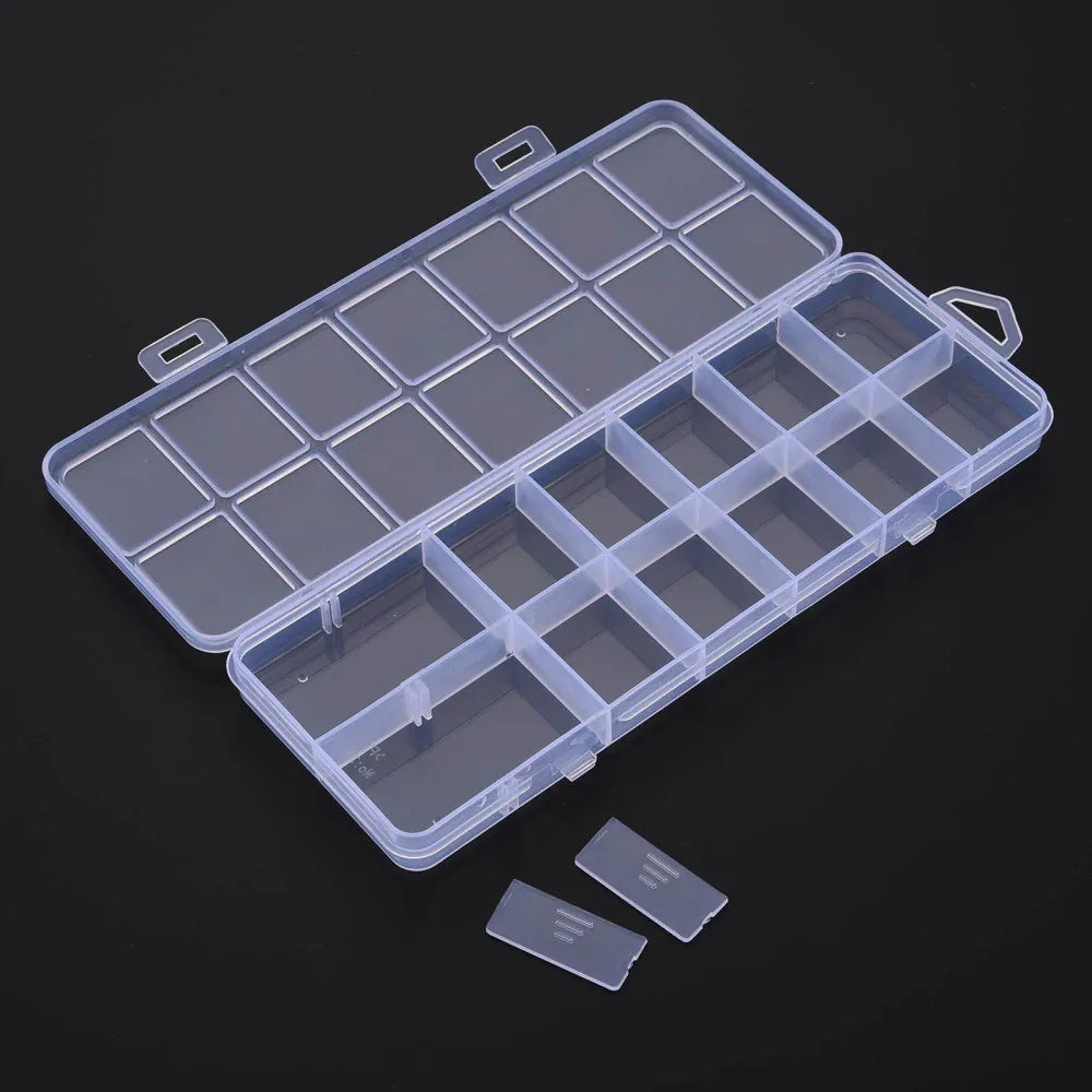 Pärlförvaring - Ask med 14 mindre fack Hilmas Pyssel