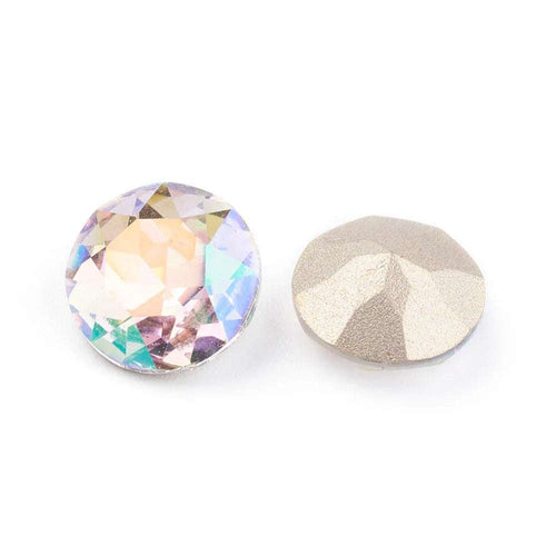 Kinesisk Strass - Round stone Luminous Green 8mm 1 styck Hilmas Pyssel