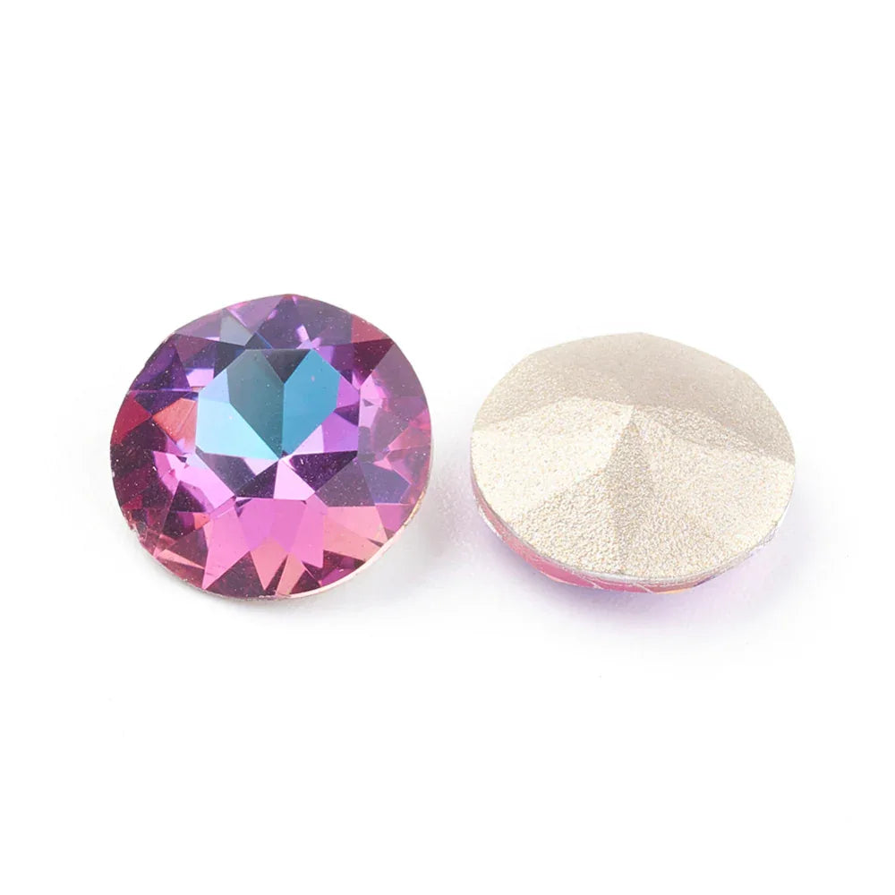 Kinesisk Strass - Round Stone Heliotrope 8mm 1 Styck Hilmas Pyssel