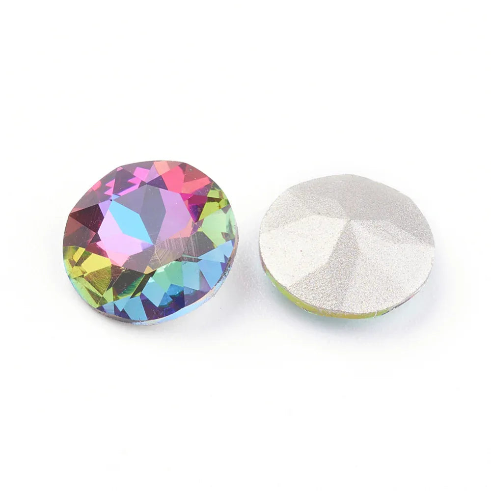Kinesisk Strass - Round stone Volcano 8mm 1 styck Hilmas Pyssel
