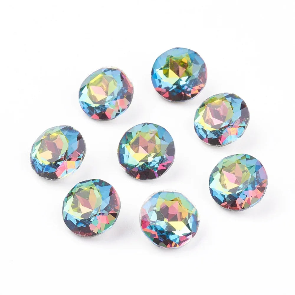 Kinesisk strass - Round stone Vitrail Medium 8mm 1 styck Hilmas Pyssel