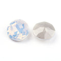 Kinesisk strass - Round stone White Opal 8mm 1 styck Hilmas Pyssel