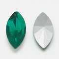 Kinesisk Strass - Navette Emerald 10x5mm 1 Styck Hilmas Pyssel