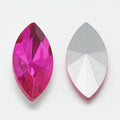 Kinesisk Strass - Navette Rose 10x5mm 1 styck Hilmas Pyssel