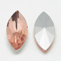 Kinesisk strass - Navette Vintage Rose 10x5mm 1 styck Hilmas Pyssel