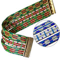 Mönster - Holiday Ribbon Trio / Festival of Lights Cuff Beadsmith