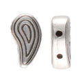 Cymbal Element - Merihas Antique Silver plated 2-pack Beadsmith