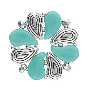 Cymbal Element - Merihas Antique Brass Plated 2-pack Beadsmith