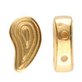 Cymbal Element - Merihas Antique 24K Gold plated 2-Pack Beadsmith