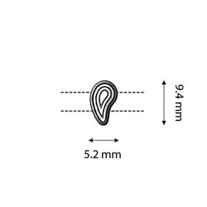 Cymbal Element - Antique Rose Gold Plated 2-pack Beadsmith