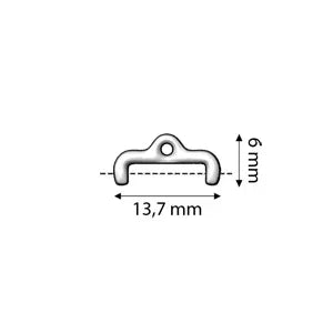Cymbal Element - Skafi II Rose Gold Plated 2-pack Beadsmith