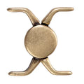 Cymbal Element - Kissamos Antique Brass Plated Lås 1 styck Beadsmith