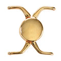 Cymbal Element - Kissamos Magnetlås 24K Gold Plated 1 styck Beadsmith