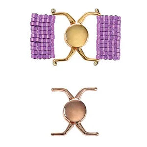 Cymbal Element - Kissamos Rose Gold Plated Magnetlås 1 styck Beadsmith