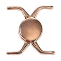 Cymbal Element - Kissamos Rose Gold Plated Magnetlås 1 styck Beadsmith