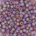 Miyuki Seed Beads - Transparent Matte Smoky Amethyst 8/0, 10 gram Miyuki