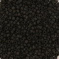 Miyuki Delica - Opaque Matte Black 11/0 - 5 gram Miyuki