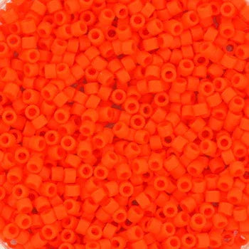 Miyuki Delica - Opaque Matte Orange 11/0, 5 gram Miyuki