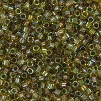 Miyuki Delica - Fancy Lined Lime 11/0, 5 gram Miyuki