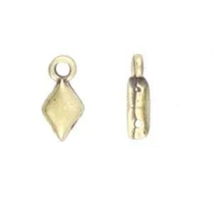 Cymbal Element - Sykia Antique Brass Plated 2-pack Beadsmith