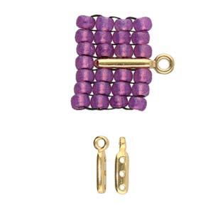 Cymbal Element - Zakros 24K Gold plated 2-pack Beadsmith